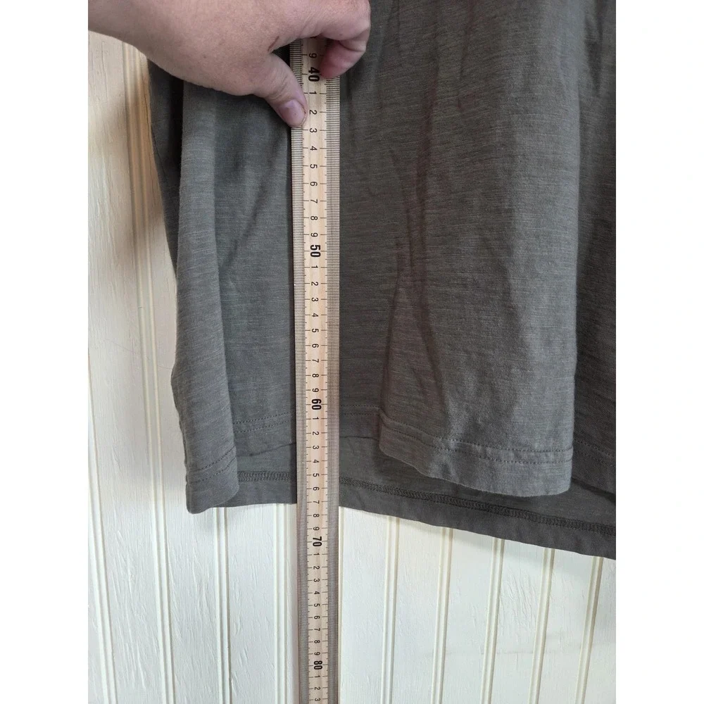 Original Penguin Polo‎ Shirt Mens Medium Green White Striped Pocket Cotton - Picture 9 of 9